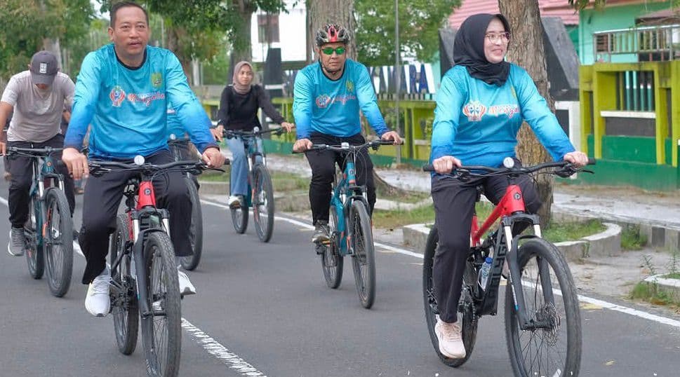 Bupati Sukamara Ikuti Fun Bike and Adventure