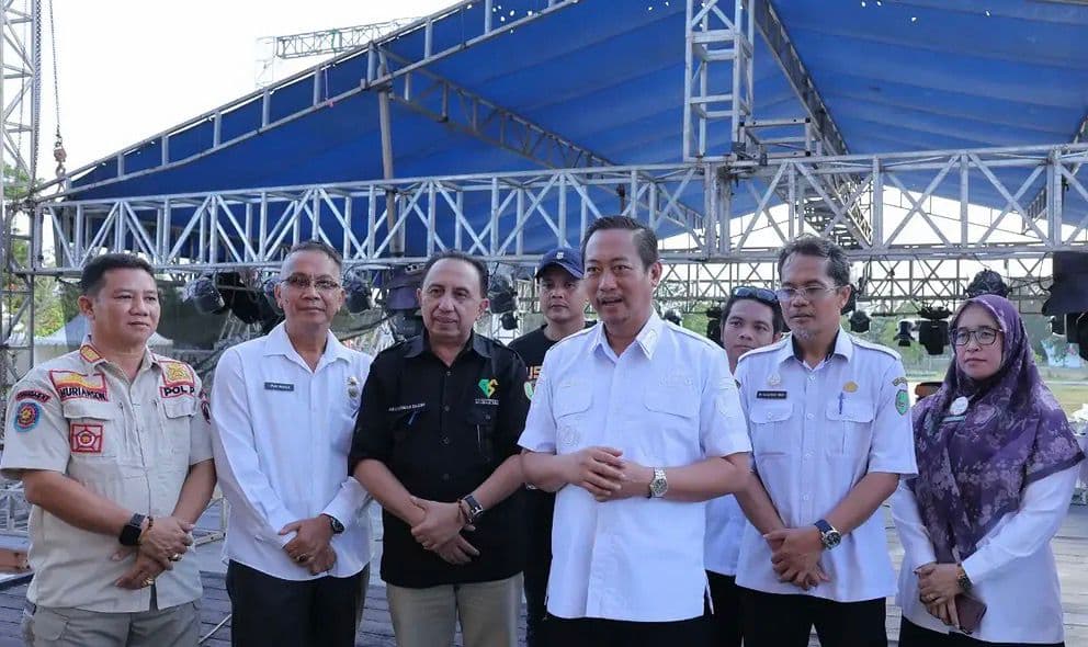 Bupati Sukamara Tinjau Kesiapan Pembukaan Sukamara Expo 2026